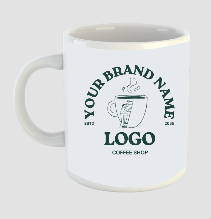 Custom Logo Brand Name on Mug